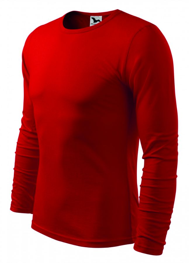 Pánské tričko dlouhý rukáv FIT-T LS 119 červená vel. L  - Obrázek Pánské tričko dlouhý rukáv FIT-T LS 119 červená vel. L  - Obrázek